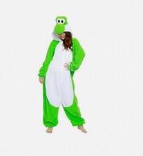 New SAZAC Fleece Costume Super Mario Yoshi Kigurumi Cosplay Christmas Gifts UK