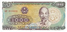 Vietnam 1000 Dong crisp