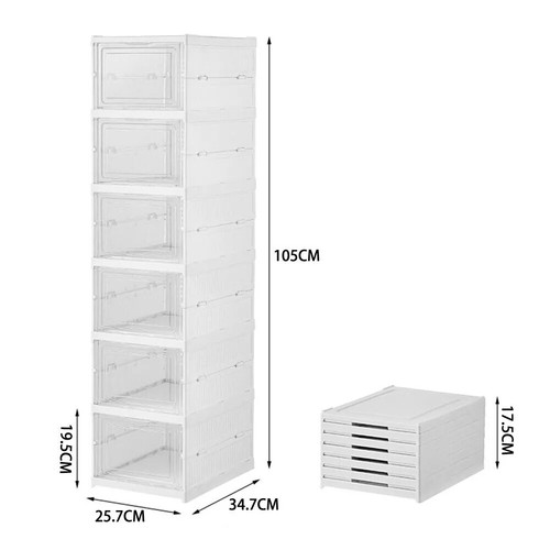 Clear plastic shoe storage - shoe, box