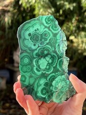 Large Malachite Slab Slice