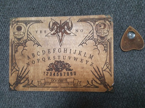 Haunted ouija board - board,