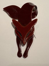 Lea Stein Brooch Pin FOX
