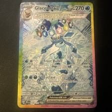 Pokemon Prismatic Evolutions Glaceon EX 150/131 Special Illustration Rare