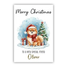 Personalised Pomeranian Dog