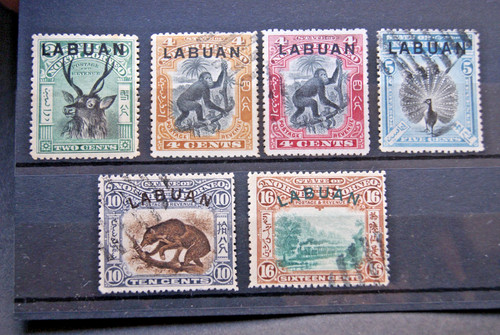 Labuan stamps 1900 - stamps.,