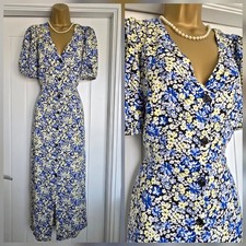 Vintage 1940s 1950s Style blue