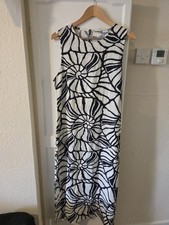 Primark black and white dress