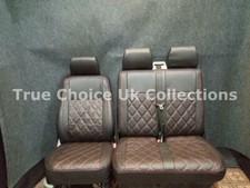 VW Transporter T5 (2004-2015) Front Single & Double (1+2) Leatherette Seat Cover