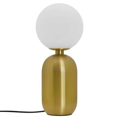 Antique brass table - antique, lamp