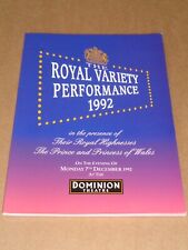 Michael Ball 1992 Royal Variety Performance Programme (Gloria Estevan)