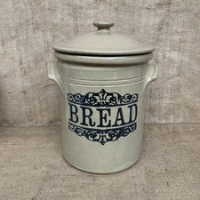 Vintage Stoneware Bread Crock / Farmhouse Kitchen / Cottage