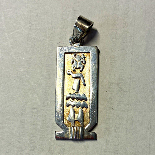 Silver tone egyptian - silver, &