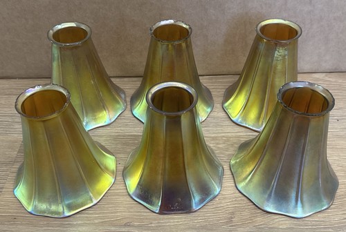 Set antique steuben gold - set,