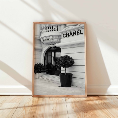 Chanel boutique entrance with - entrance,