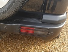 Land Rover Discovery D2 Rear Bumper Steel Light Guard Set