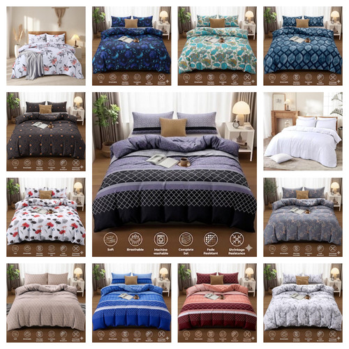 Piece printed duvet quilt - 4,
