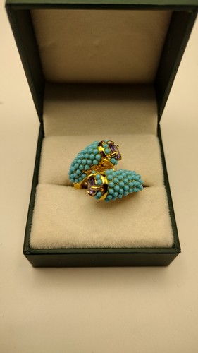Victorian turquoise beads and - victorian,