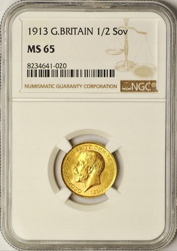 Half sovereign 1913 george - george, v