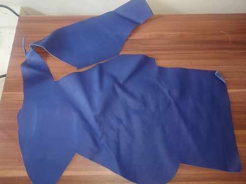 Real italian blue leather - real,