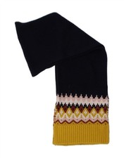 BODEN Womens Knit Rectangle Scarf One Size Navy Blue Colourblock Winter H306