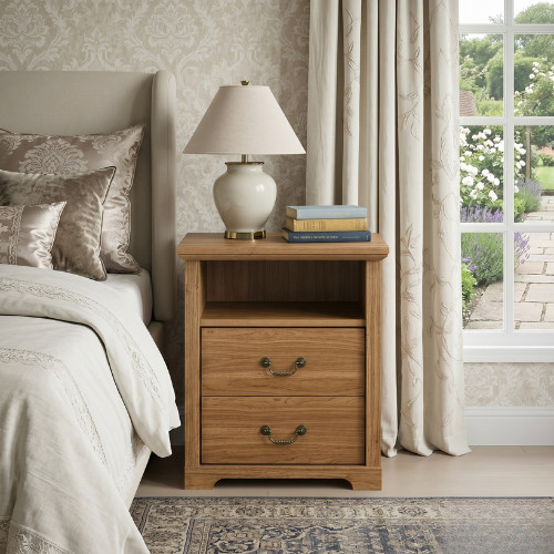 Amble rustic nightstand - amble,