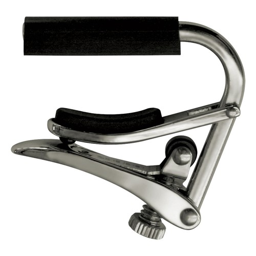 Shubb polished nickel capo - c5,
