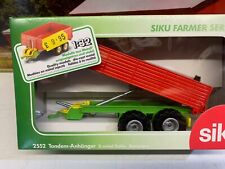 SIKU.1:32.FARM.HEAVY DUTY.TIPPING TRAILER.TWIN AXLE.TIPPING LEAVER.TRACTOR DRAWN