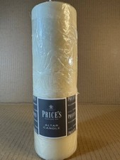 Price's Candles - Altar Candle - 250mm x 80mm - Unscented - Up to 50 Hour Burn T