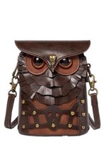 Ro Rox Brown Owl Bag -
