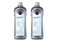 2x Mercedes-Benz Genuine Washer Fluid With Antifreeze 1L WinterFit A000986940111