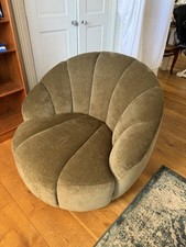 Swivel Chair, olive green