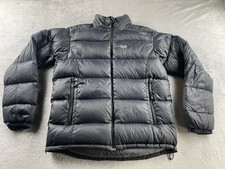Rab Arete Down Jacket Men’s Size Large Black Full Zip Vintage