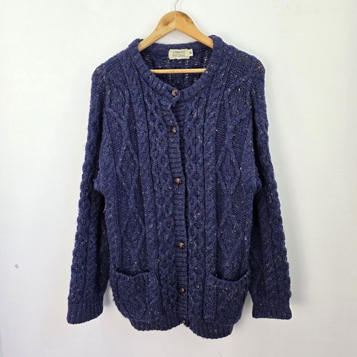 Edward bryan aran cardigan - aran,