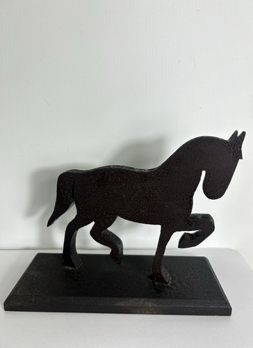 Vintage brutalist horse - vintage,