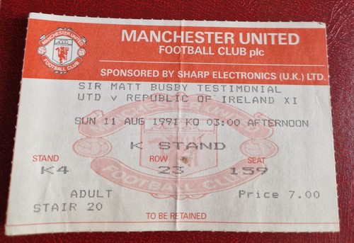Ticket stub manchester - stub,