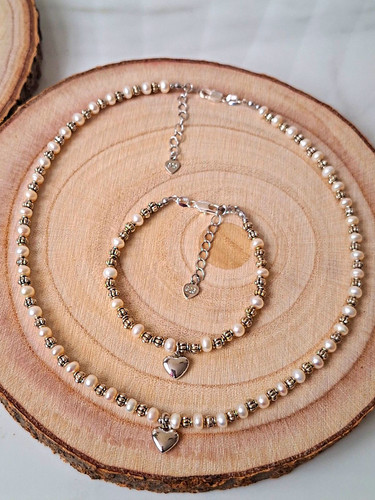 Freshwater pearls set - pearls, of