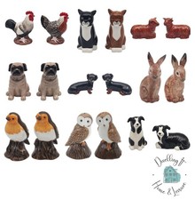 Salt & Pepper Set Animal Theme Shape Shaker Pots Container Ceramic Novelty Gift
