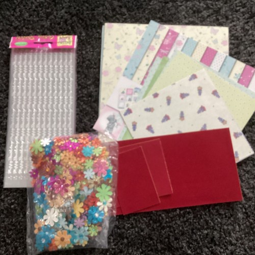 Bundle card making - making, in