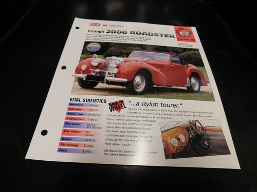 1948 1949 triumph 2000 - triumph,
