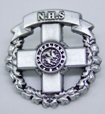 NHS George cross lapel pin badge, National health service.
