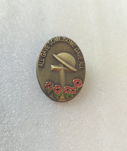 Cross and poppy lapel - lapel,