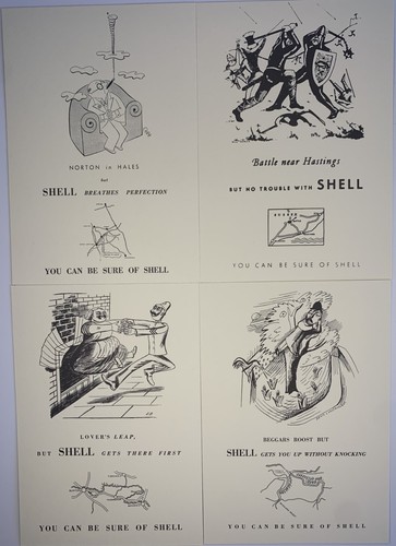 Reproduction shell advertising - shell,