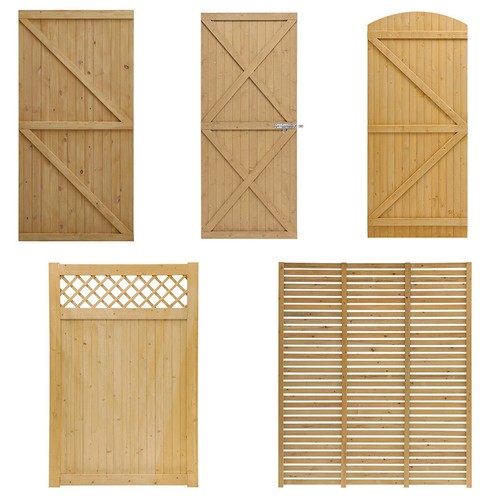 Security wooden garden - garden, gate