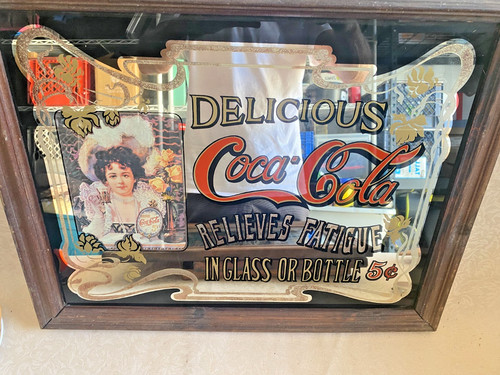 Vintage coca cola - coca-cola, framed
