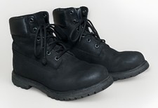 TIMBERLAND 6” PREMIUM BOOTS EARTHKEEPER EARTH KEEPER BLACK NUBUCK SUEDE SIZE 8