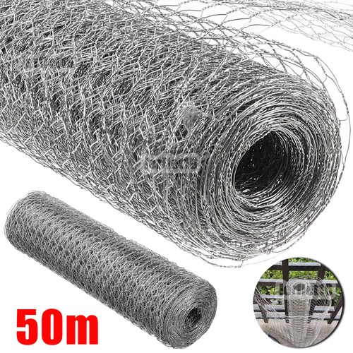 50m wire galvanised metal - metal, mesh