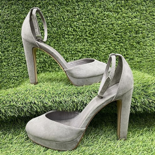 Next grey suede - high, heel