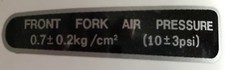 HONDA CBX 1000 FRONT FORK AIR
