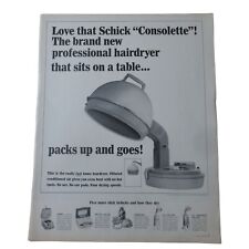 1964 Schick Bonnet Hair Dryer