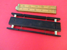 A GOOD EARLY ANTIQUE DARK HARDWOOD FLOAT/TACKLE WINDER